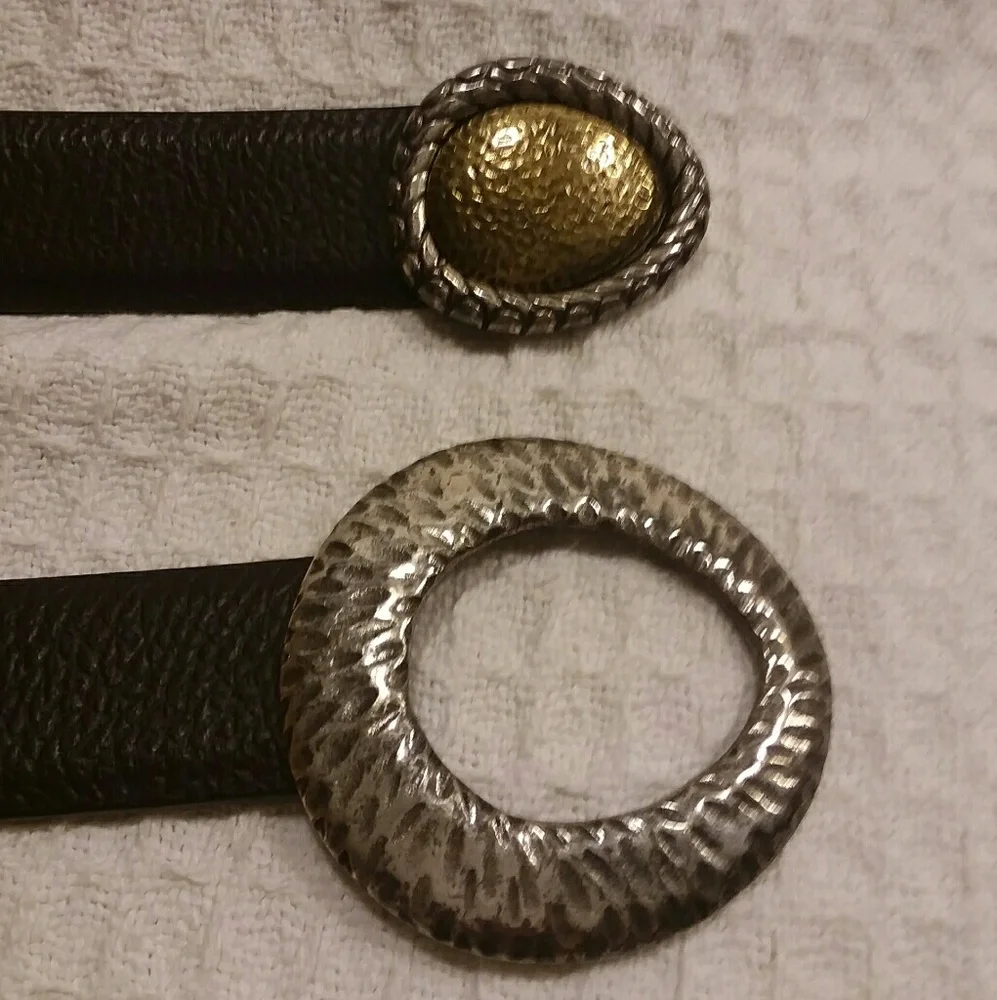 Chico's Brown Leather Belt